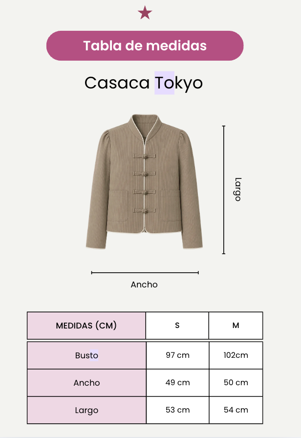 CHAQUETA TOKYO